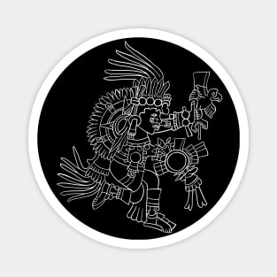 Tonatiuh, Aztec sun deity Magnet